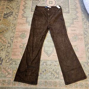 Petite Courdoroy Flair Pants